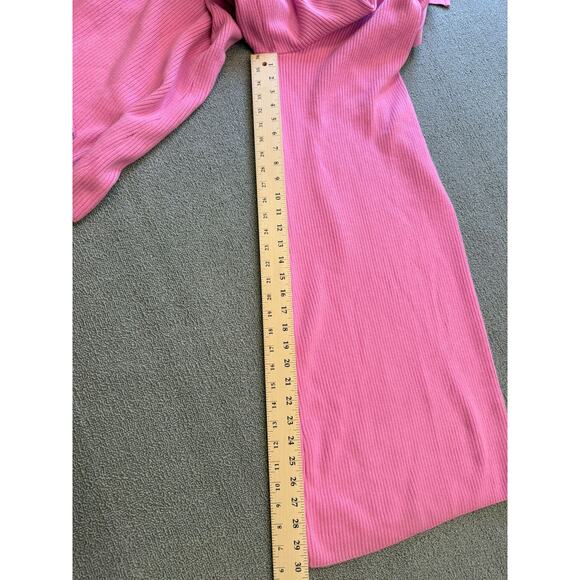 River Island Women Size 10 Pink Jumper Set Wide Leg - Picture 14 of 16